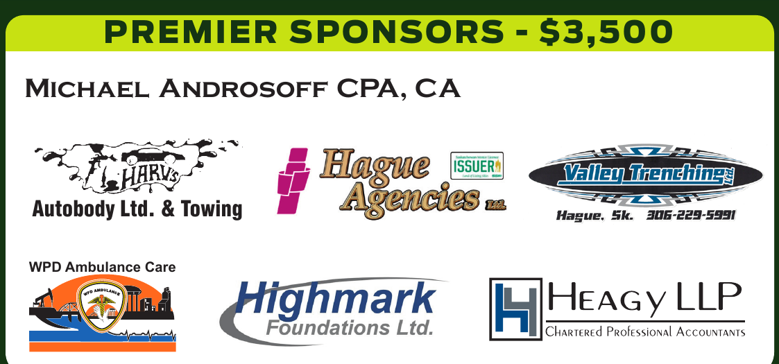 Premier sponsors - $3,500